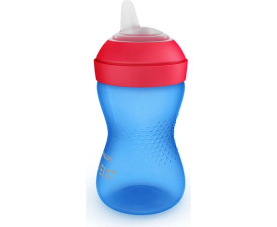 Philips Avent My Grippy mācību krūzīte ar mīkstu snīpi 300ml, 9M+, zila - SCF802/01