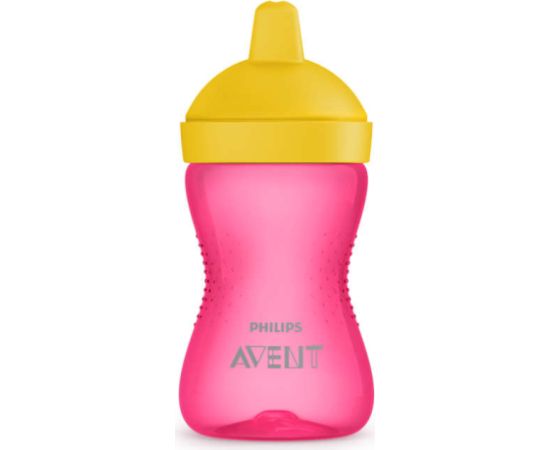 Philips Avent My Grippy mācību krūzīte ar cietu snīpi 300ml, 18M+, rozā - SCF804/04