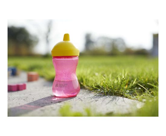 Philips Avent My Grippy mācību krūzīte ar cietu snīpi 300ml, 18M+, rozā - SCF804/04