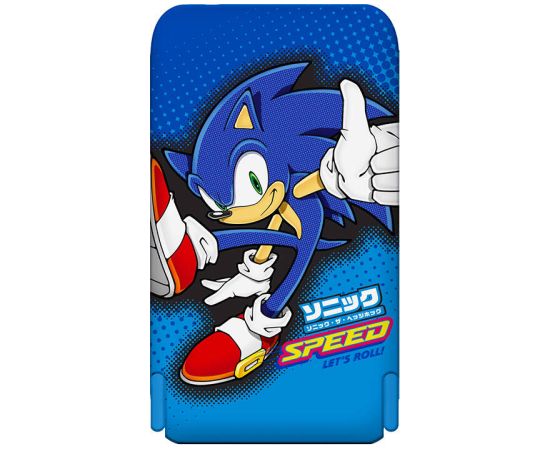 Magnetic powerbank OTL 5000 mAh, USB-C 15W, Sonic The Hedgehoh with stand (blue)