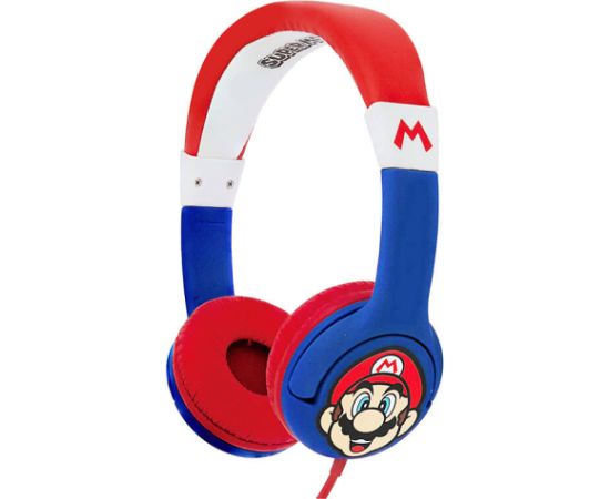 Wired headphones for Kids OTL Super Mario (blue-red)