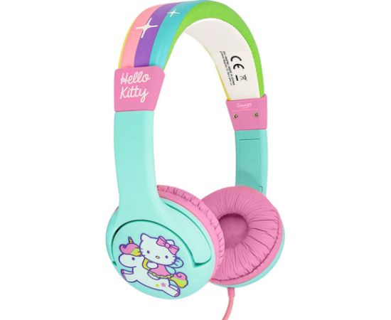 Wired headphones for Kids OTL Hello Kitty Rainbow (turquoise)