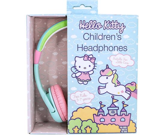 Wired headphones for Kids OTL Hello Kitty Rainbow (turquoise)