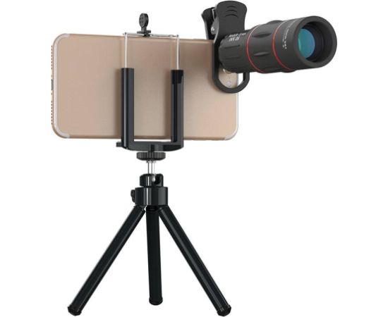 APEXEL APL-T18ZJ 18X camera lens with tripod (black)