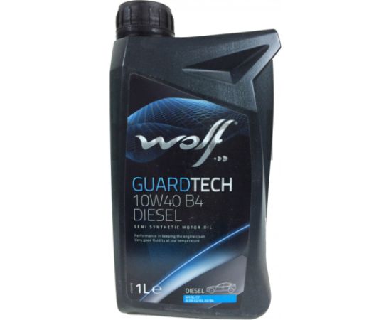 WOLF GUARDTECH 10W40 B4 1L SL/CF A3/B4 MB229.1 505.00 Pussintētiskā eļļa