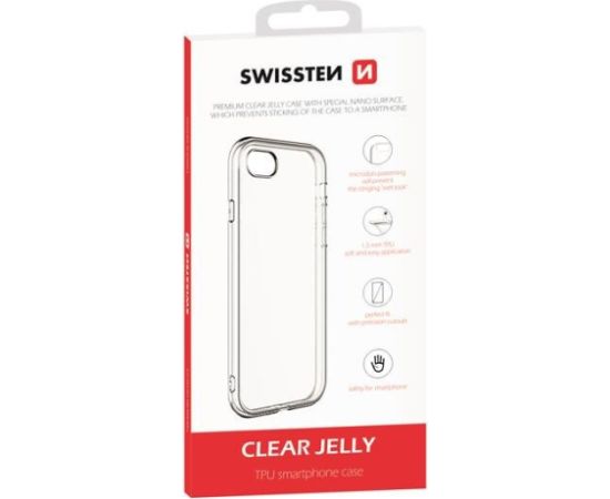 Swissten Clear Jelly Back Case 1.5 mm Aizmugurējais Silikona Apvalks Priekš Samsung Galaxy A52 Caurspīdīgs