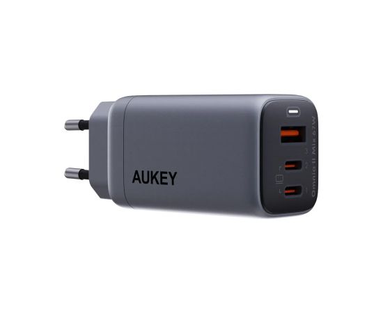 Aukey AUEKY Omnia II Mix PA-B6U Wall charger 1x USB 2x USB-C Power Delivery 3.0 67W