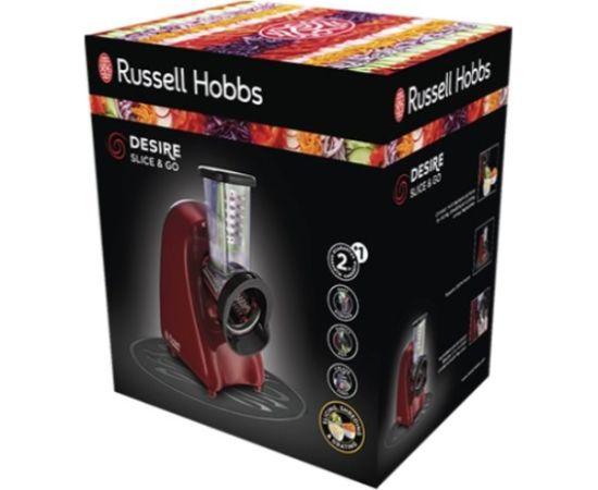 Russell Hobbs Slice & Go Desire slicer Electric Red