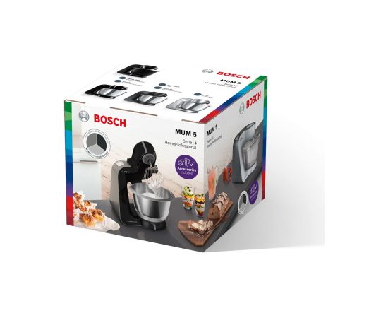 Bosch MUM59N26CB food processor 1000 W 3.9 L Black