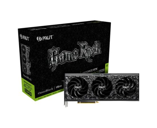 Graphics Card PALIT NVIDIA GeForce RTX 4070 Ti SUPER 16 GB GDDR6X 256 bit PCIE 4.0 16x Triple slot Fansink 1xHDMI 3xDisplayPort NED47TS019T2-1020Q