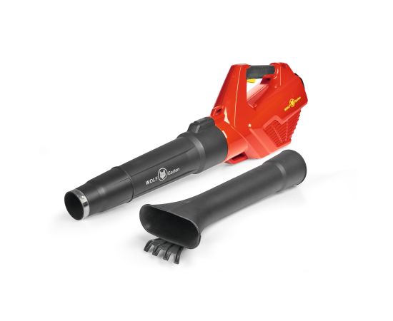 WOLF-Garten LYCOS 40/740 B cordless leaf blower set, leaf blower (red/black, Li-ion battery 5.0 Ah)