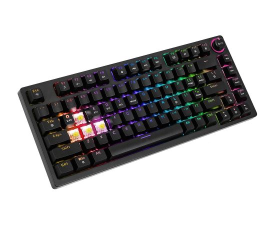 SAVIO PHENIX Wireless mechanical keyboard, Gateron Yellow Pro, ABS