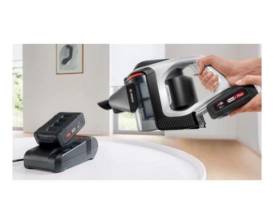 Bosch Serie 8 BCS8224WA handheld vacuum Black, Red, Steel Bagless