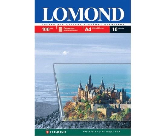 Lomond PET Film for inkjet printers Clear A4, 50 sheets