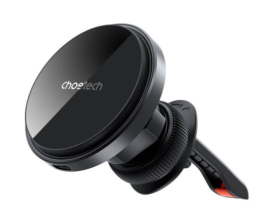 Magnetic car holder witch charger Choetech T204-F, 15W (black)