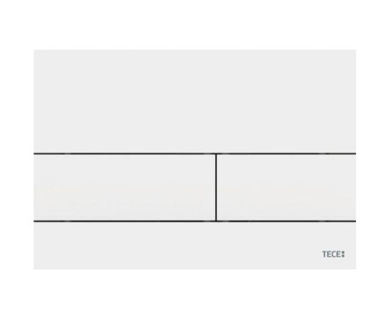 taustiņš TECEsquare duo, 220x150 mm, matēts balts