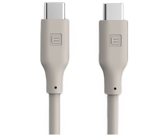 Evelatus   USB C to USB C Silicone Cable 1.2M 60W / 20V3A White