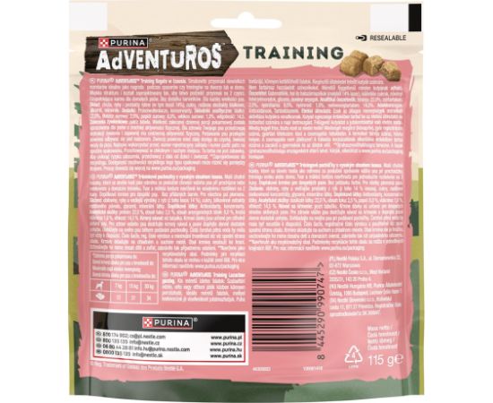 PURINA Adventuros Training salmon - dog treat - 115g