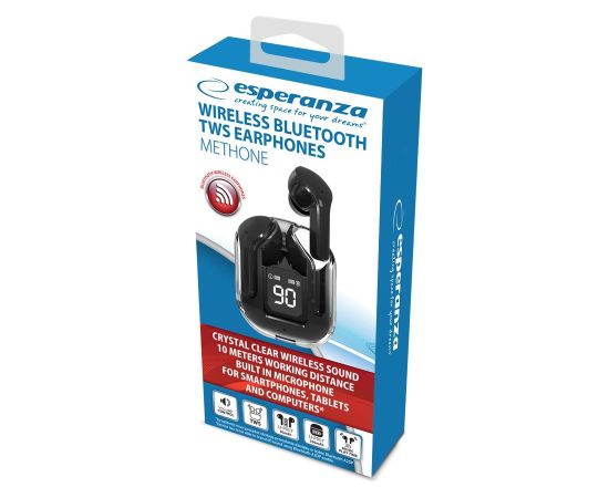 Esperanza EH238K Bluetooth In-Ear Headphone TWS Black