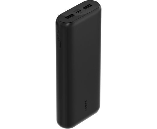 BELKIN POWERBANK 20K PD COMPCT USB-A/C 20W, BLACK