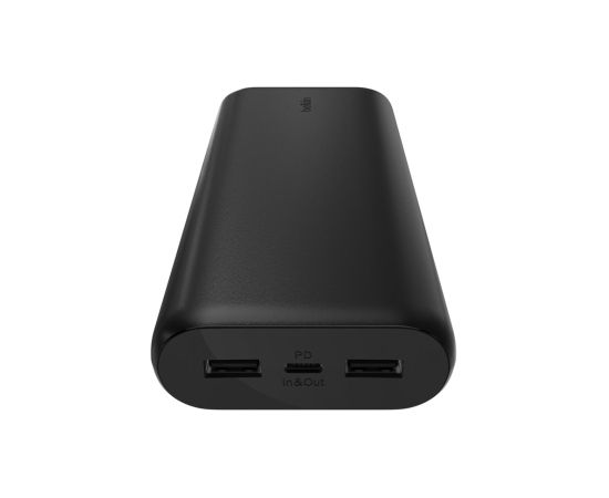 BELKIN POWERBANK 20K PD COMPCT USB-A/C 20W, BLACK