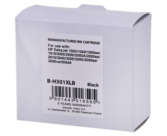 SUPERBULK ink for HP 301XL CH563 rem B-H301Bk