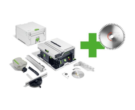 Sagarumošanas garenzāģis Festool CSC SYS 50 EB-Basic Mt Edt; 2x18 V (bez akumulatora un lādētāja)