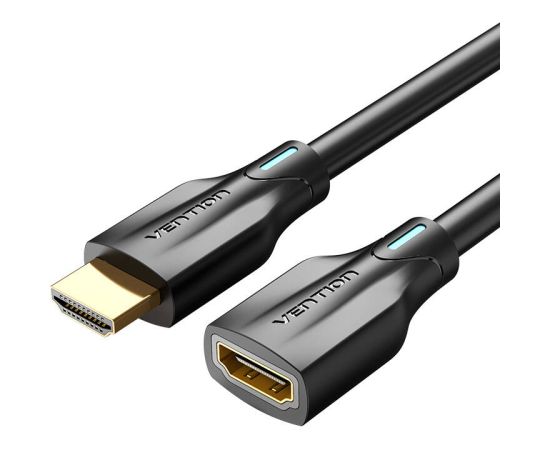 Kabel Przedłużający HDMI 2.1 Vention AHBBF, 1m, 8K 60Hz/ 4K 120Hz Czarny