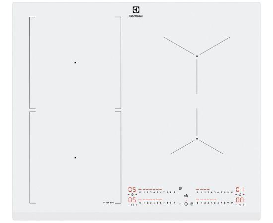 Electrolux CIS62450FW Indukcijas virsma 700.sērija SenseBoil SlimFit 60cm Balta