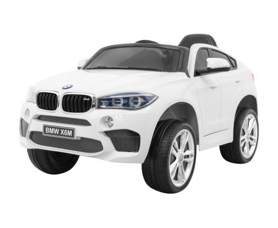 Bērnu Elektromobilis BMW X6M baltā