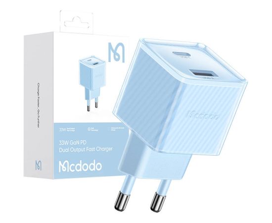 McDodo CH-4152 33W mains charger (blue)