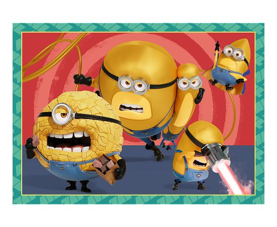 TREFL MINIONS Pužļu komplekts 4in1 Minions