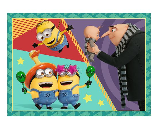 TREFL MINIONS Pužļu komplekts 4in1 Minions