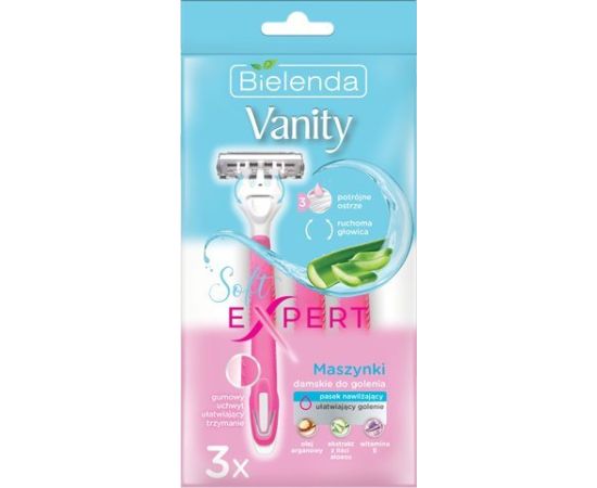 Bielenda Vanity Soft Expert - Maszynka do golenia damska  1op. - 3szt.