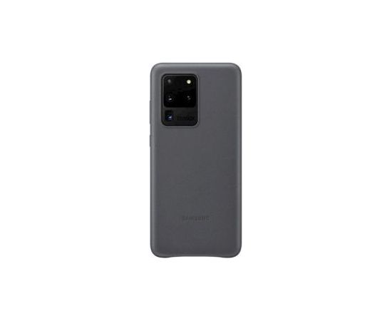 Samsung   Galaxy S20 Ultra Leather Cover case Gray