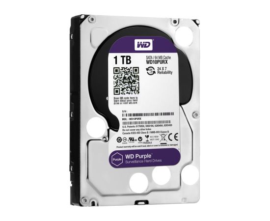 Western Digital Purple 3.5" 1000 GB Serial ATA III