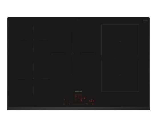 Siemens iQ500 ED851HWB1E hob Black Built-in 80 cm Zoneless induction hob 4 zone(s)