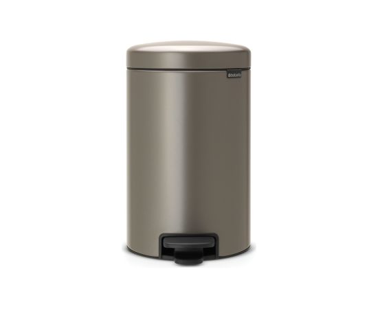 BRABANTIA atkritumu tvertne ar pedāli NewIcon, 12 l, Platinum - 113628