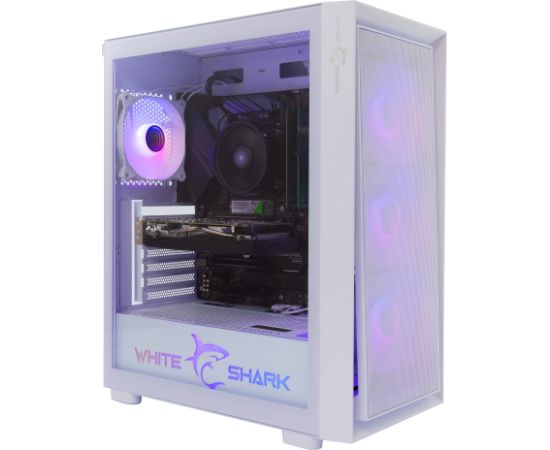 White Shark GCC-2401 Warhead-3 White 4 Fans 12cm RGB