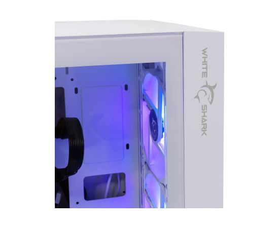 White Shark GCC-2401 Warhead-3 White 4 Fans 12cm RGB