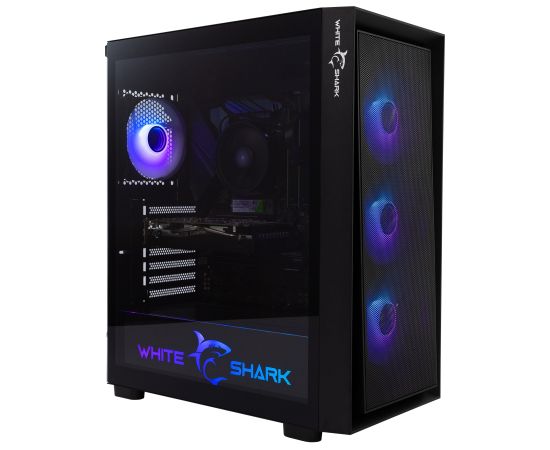 White Shark GCC-2401 Warhead-3 Black 4 Fans 12cm RGB