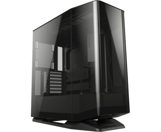 COUGAR | FV270 Black | PC Case | Mid tower / Tempered, Curved Glass Perimeter / Quick Detachable Air Filters / Up to 9 Fans (1x120mm RGB Preinstalled) / Black