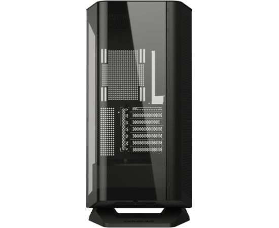 COUGAR | FV270 Black | PC Case | Mid tower / Tempered, Curved Glass Perimeter / Quick Detachable Air Filters / Up to 9 Fans (1x120mm RGB Preinstalled) / Black