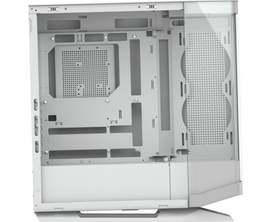 COUGAR | FV270 White | PC Case | Mid tower / Tempered, Curved Glass Perimeter / Quick Detachable Air Filters / Up to 9 Fans (1x120mm RGB Preinstalled) / White