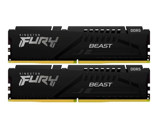 Kingston 32GB 6400MT/s DDR5 CL32 DIMM (Kit of 2) FURY Beast Black XMP, EAN: 740617342833