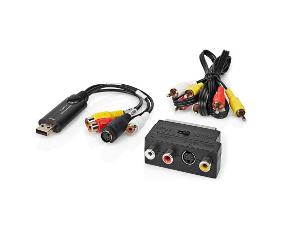 Nedis Video konvertors (analogs uz digitālo) SCART/RCA/S-Video - USB 2.0