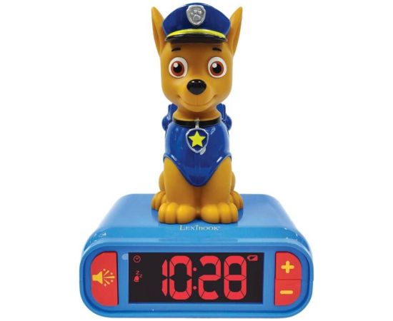 Digital alarm clock with a Chase 3D nightlight Lexibook