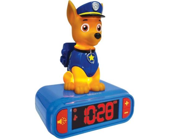 Digital alarm clock with a Chase 3D nightlight Lexibook