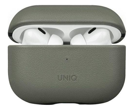 Uniq case Terra AirPods Pro 2 gen. Genuine Leather green|lichen green