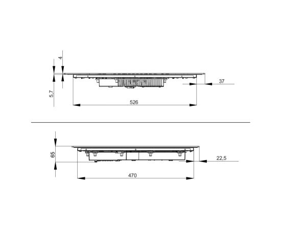 Induction hob Greentek GIE60BSL SmartLink